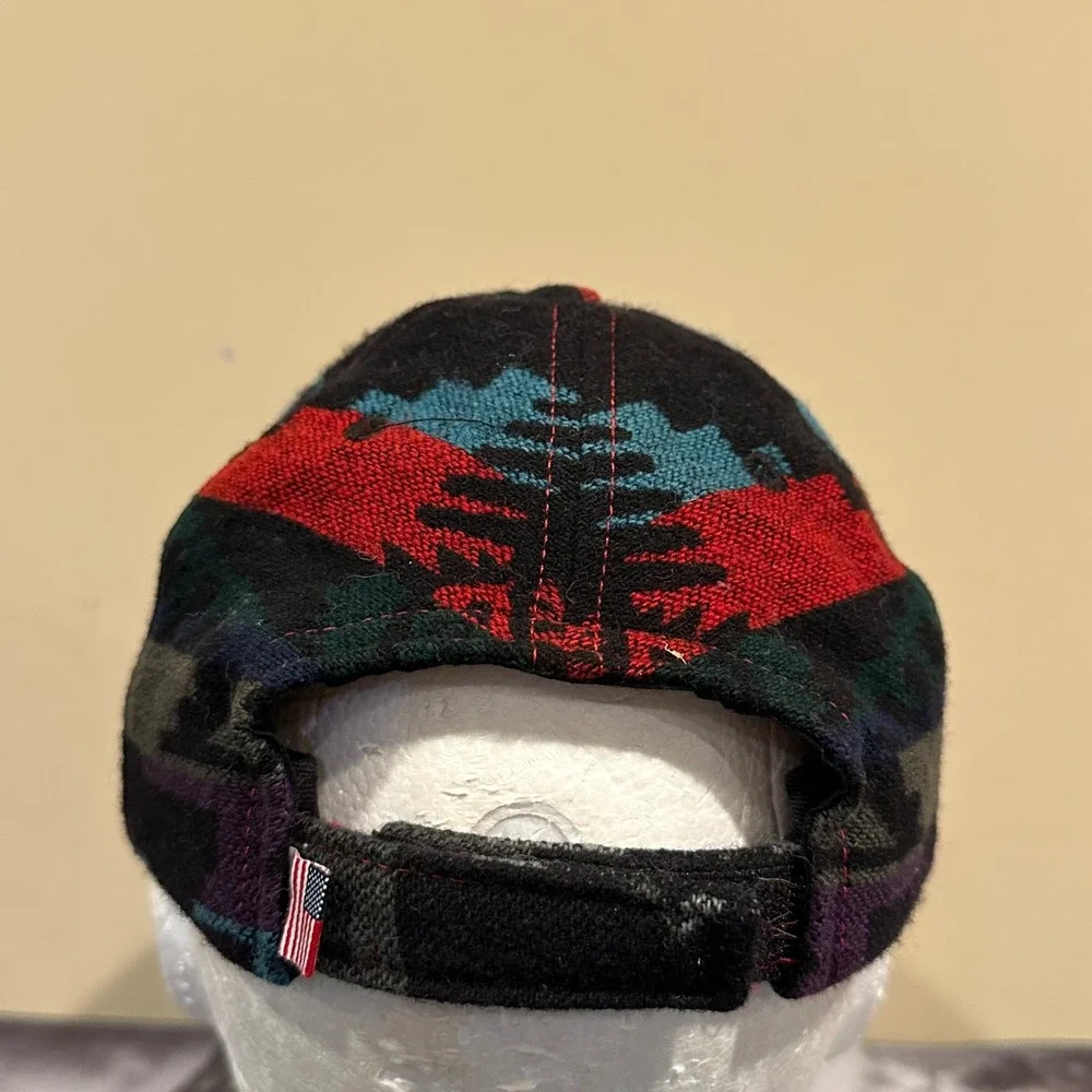 Smith Woolrich Kids Wool Southwestern Geometric Buffalo Patch hat
